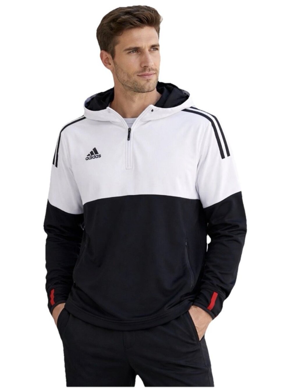 New Adidas Black White Tango Future Hybrid Training Jacket Top Hoodie